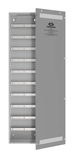 Crestron DIN-EN-10X18M — DIN Ray Muhafazası, 10 DIN Ray, 18 M Genişlik
