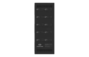 Crestron DIN-EN-6X18-HC-5OPEN — 6 DIN Raylı ve 5 Kapak Açıklığına sahip DIN Ray Muhafazası