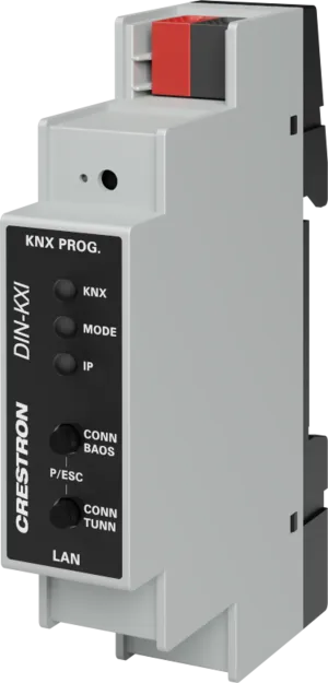 Crestron DIN-KXI — KNX Güvenli IP Ağ Geçidi, DIN Rayına Montaj