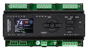 Crestron DIN-THSTAT — Isıtma, Soğutma ve Bağıl Nem Termostatı, DIN Ray Montajlı