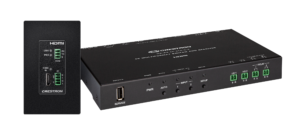 Crestron DM-EXT-1021-1G-B KIT — 4K 2x1 DM® Essentials Ölçeklendirme Otomatik Değiştirici ve CATx Kablo Üzerinden Duvar P