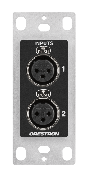 Crestron DM-NAX-2XLRI-1G - DM-NAX-2XLRI-1G, dengeli hat veya mikrofon seviyesi girişi i