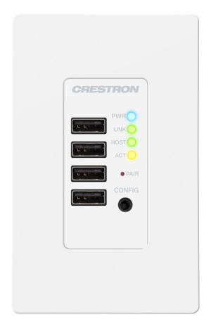 Crestron DM-NUX-R2-1G-W - Herhangi bir USB 1.1 veya 2.0 cihazını bir Ethernet ağı üzer