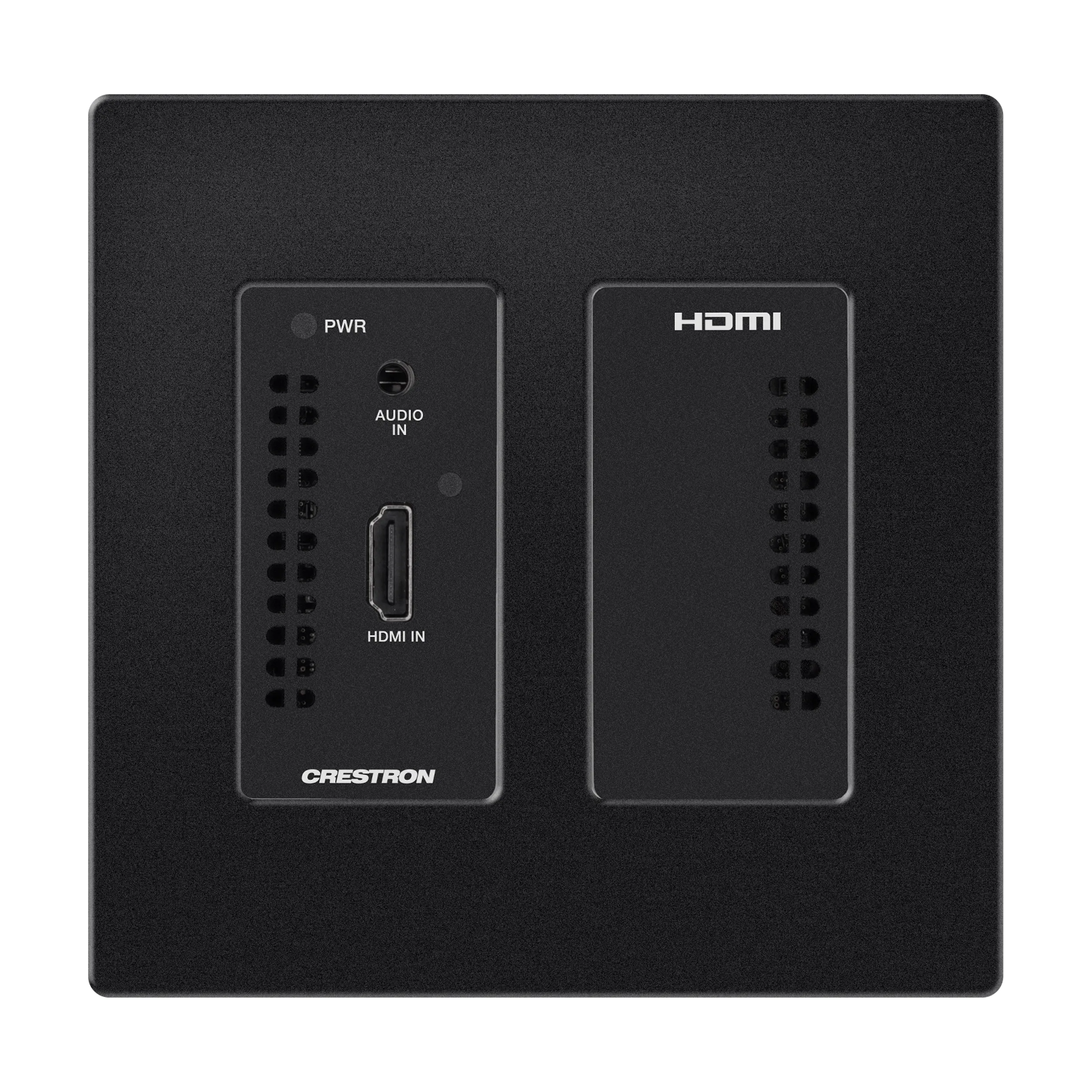 Crestron DM-NVX-E20-2G-B-T — DM NVX® 4K60 4:2:0 Ağ AV Kodlayıcı, Duvar Plakası, Siyah Dokulu