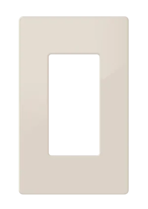 Crestron FP-G1-A-S - Dekoratör Stili Ön Panel, 1 Gruplu, Badem Pürüzsüz
