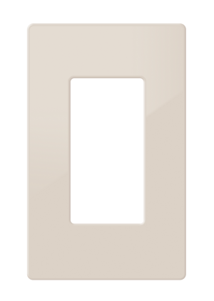 Crestron FP-G1-A-S - Dekoratör Stili Ön Panel, 1 Gruplu, Badem Pürüzsüz