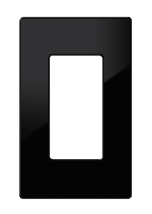 Crestron FP-G1-B-S - Dekoratör Stili Ön Panel, 1 Gruplu, Siyah Pürüzsüz