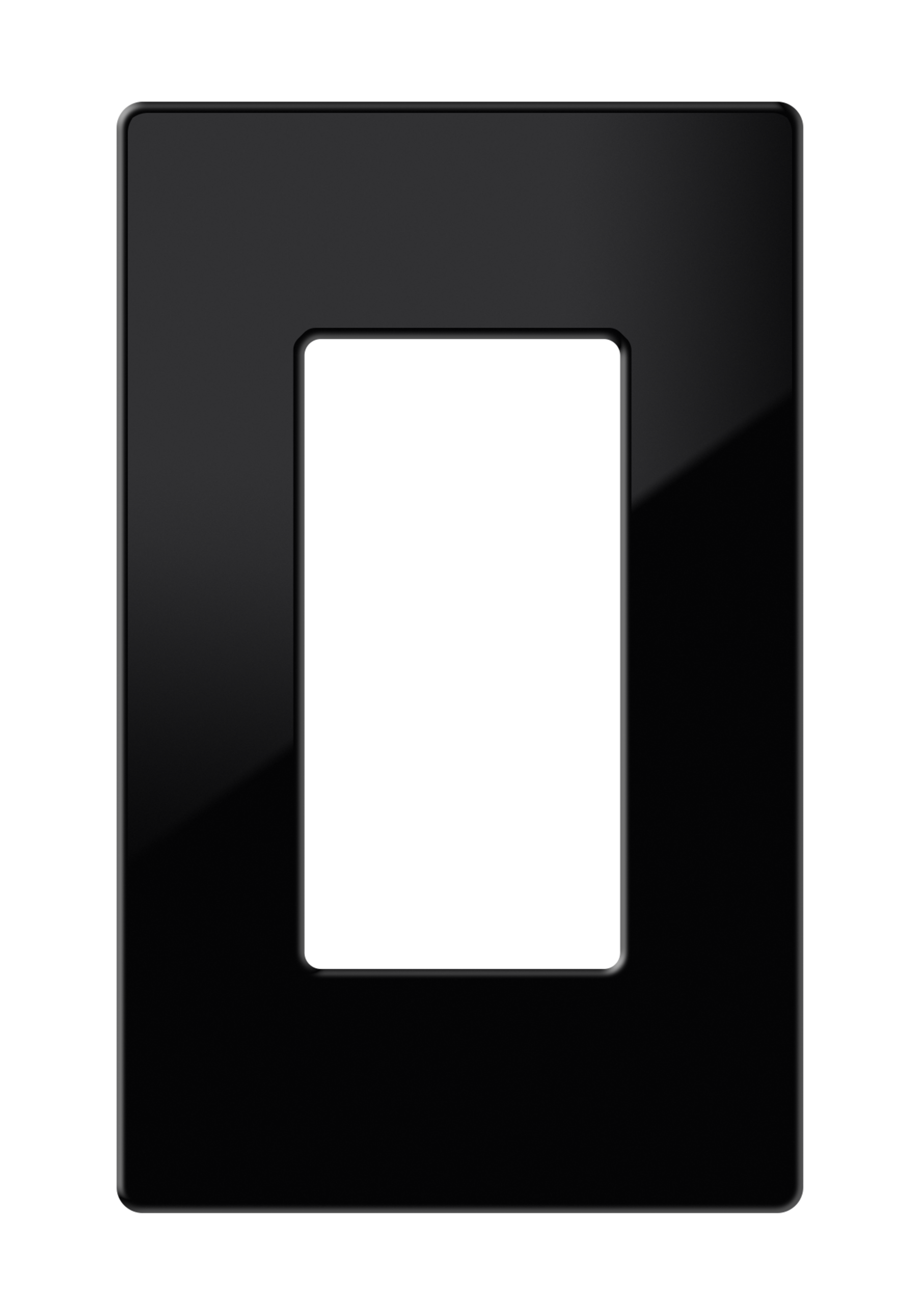 Crestron FP-G1-B-S - Dekoratör Stili Ön Panel, 1 Gruplu, Siyah Pürüzsüz
