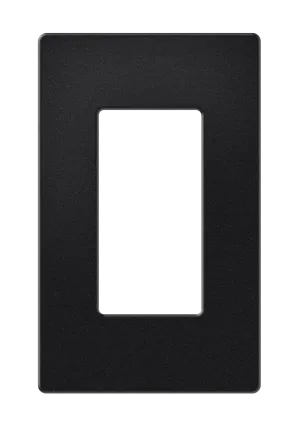 Crestron FP-G1-B-T — Dekoratör Stili Ön Panel, 1 Gruplu, Siyah Dokulu