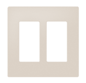 Crestron FP-G2-A-T - Dekoratör Stili Ön Panel, 2'li, Badem Dokulu