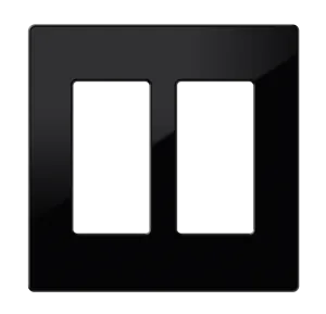 Crestron FP-G2-B-S - Dekoratör Stili Ön Panel, 2'li, Siyah Pürüzsüz