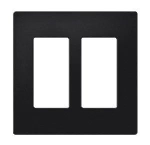 Crestron FP-G2-B-T - Dekoratör Stili Ön Panel, 2'li, Siyah Dokulu