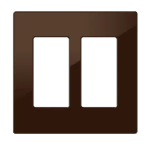 Crestron FP-G2-BRN-S - Dekoratör Stili Ön Panel, 2'li, Kahverengi Pürüzsüz
