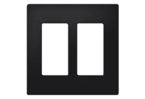 Crestron FP-G2-DM-B-T — HD-MD-300-C-E ve DM-TX-200-C-2G Serisi için 2 Gruplu Dekoratör Stili Ön Panel, Siyah Dokulu