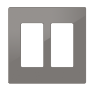 Crestron FP-G2-GRY-S - Dekoratör Stili Ön Panel, 2'li, Gri Pürüzsüz