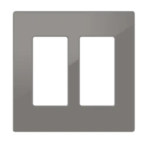 Crestron FP-G2-GRY-S - Dekoratör Stili Ön Panel, 2'li, Gri Pürüzsüz
