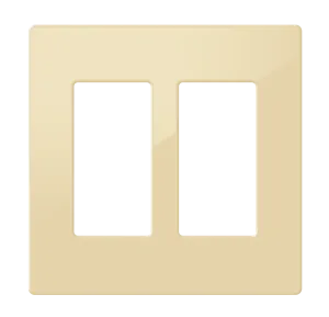Crestron FP-G2-IVR-S - Dekoratör Stili Ön Panel, 2'li, Fildişi Düz