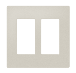 Crestron FP-G2-LAT-T - Dekoratör Stili Ön Panel, 2'li, Latte Dokulu