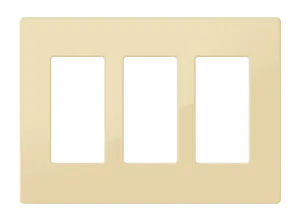 Crestron FP-G3-IVR-S - Dekoratör Stili Ön Panel, 3'lü, Fildişi Düz