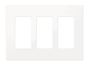 Crestron FP-G3-W-S - Dekoratör Stili Ön Panel, 3'lü, Beyaz Pürüzsüz