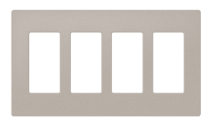 Crestron FP-G4-DSK-T - Dekoratör Stili Ön Panel, 4'lü, Alacakaranlık Dokulu