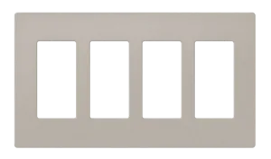 Crestron FP-G4-DSK-T - Dekoratör Stili Ön Panel, 4'lü, Alacakaranlık Dokulu