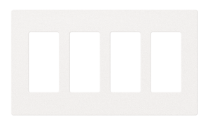 Crestron FP-G4-W-T - Dekoratör Stili Ön Panel, 4'lü, Beyaz Dokulu