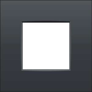 Crestron FP1-122-INTENSE - Tek gruplu ön panel Yoğun - Antrasit