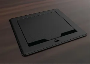 Crestron FT2-700-MECH-PTL-B — FlipTop™ FT2 Serisi Kablo Yönetim Sistemi, 700 Boyut, Mekanik, Geçiş Kapaklı, Siyah