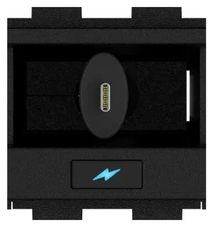 Crestron FT2A-CBLR-1T-USBC-PWR — FT2 ELEC Serisi için Tek Dokunuşla Kablo Toplayıcı, USB-C®'den USB-C'ye, 60 W