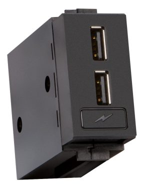 Crestron FT2A-CHGR-USBA-BASIC - FlipTop™ kablo yönetim sistemine USB şarj özelliği ekleyen t