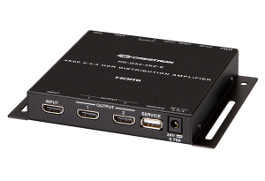 Crestron HD-DA2-4KZ-E - Bir HDMI® kaynağını iki ayrı çıkışa böler. Yüksek bit hızlı