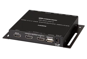 Crestron HD-DA2-4KZ-E - Bir HDMI® kaynağını iki ayrı çıkışa böler. Yüksek bit hızlı