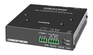 Crestron HD-RXC-4KZ-101 - Bir CATx kablosu üzerinden HDMI®, RS-232 ve IR sinyallerinin