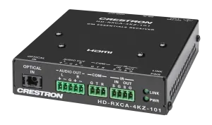 Crestron HD-RXCA-4KZ-101 — DM® Essentials 4K60 4:4:4 HDMI®, RS-232, IR ve CATx Kablo Üzerinden Analog Ses Sinyali Uzantı