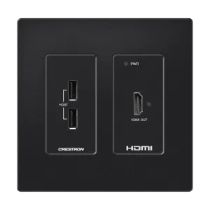 Crestron HD-RXU-4KZ-101-2G-B — DM® Essentials 4K60 4:4:4 HDMI® ve USB 2.0 için CATx Kablo Üzerinden Sinyal Uzatma Alıcıs