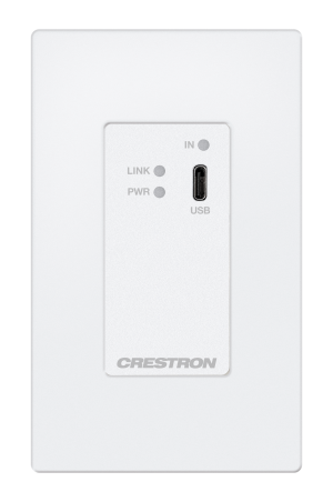 Crestron HD-TX-4KZ-111-1G-W - Bir CATx kablosu üzerinden USB-C® DisplayPort™ sinyalinin no