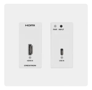 Crestron HD-TX-4KZ-211-2G-W — DM® Essentials 4K60 4:4:4 Verici ve CATx Kablo Üzerinden HDMI® ve USB-C® DisplayPort™ Siny