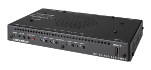Crestron HD-TX-4KZ-421-CHGR - Bir CATx kablosu üzerinden HDMI® veya USB-C® DisplayPort™ si