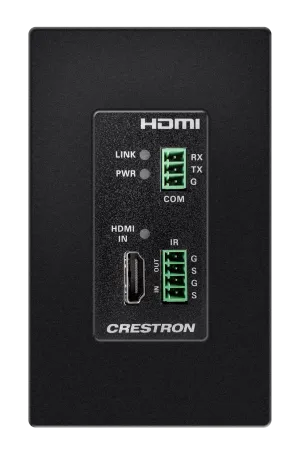 Crestron HD-TXC-4KZ-101-1G-B — DM® Essentials 4K60 4:4:4 HDMI®, RS-232 için Verici ve CATx Kablo Üzerinden IR Sinyal Uza