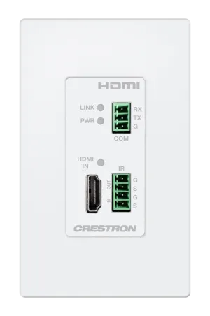 Crestron HD-TXC-4KZ-101-1G-W — DM® Essentials 4K60 HDMI®, RS-232 ve CATx Kablo Üzerinden IR Sinyal Uzatma için 4:4:4 Ver