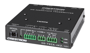 Crestron HD-TXCA-4KZ-101 - Bir CATx kablosu üzerinden HDMI®, RS-232, IR ve analog ses s