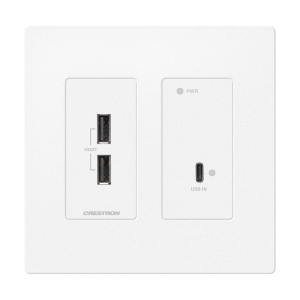 Crestron HD-TXU-4KZ-111-2G-W - Bir CATx kablosu üzerinden USB-C® DisplayPort™ ve USB 2.0 si
