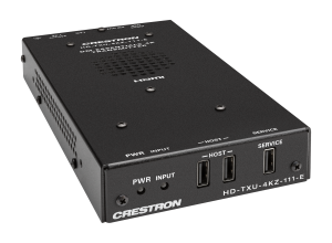 Crestron HD-TXU-4KZ-111-E - Bir CATx kablosu üzerinden USB-C® DisplayPort™, USB 2.0 ve E