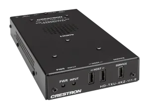 Crestron HD-TXU-4KZ-111-E — DM® Essentials 4K60 4:4:4 USB-C® DisplayPort™, USB 2.0 ve CATx Kablosu Üzerinden Ethernet Si