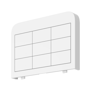 Crestron HR-310-BTN-W-BLANK - HR-310-BTN BLANK, HR-310 veya HR-310-I el kumandası için dok