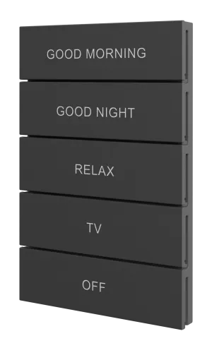 Crestron HZ2-BTNS-1-B-ENGRAVED - HZ2-BTNS, Horizon 2 dimmerler, anahtarlar ve tuş takımları i