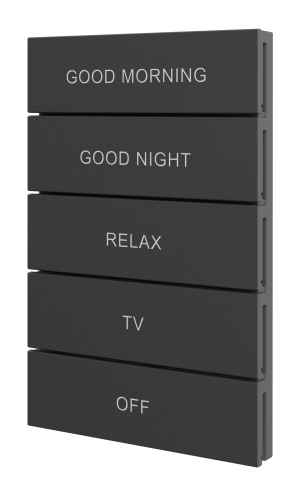 Crestron HZ2-BTNS-1-B-ENGRAVED - HZ2-BTNS, Horizon 2 dimmerler, anahtarlar ve tuş takımları i