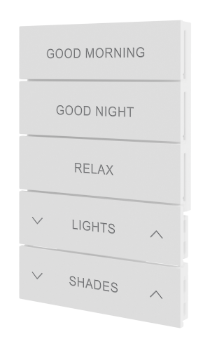Crestron HZ2-BTNS-4-W-ENGRAVED - HZ2-BTNS, Horizon 2 dimmerler, anahtarlar ve tuş takımları i