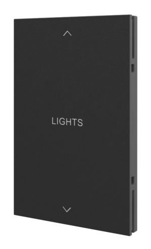 Crestron HZ2-BTNS-6-B ENGRAVED — Horizon® 2 Düğme Düzeneği, Stil 6, Özel İşlemeli, Siyah